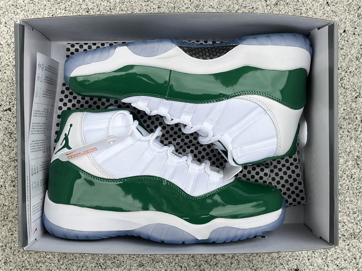 Authentic Air Jordan 11 Hunter Green