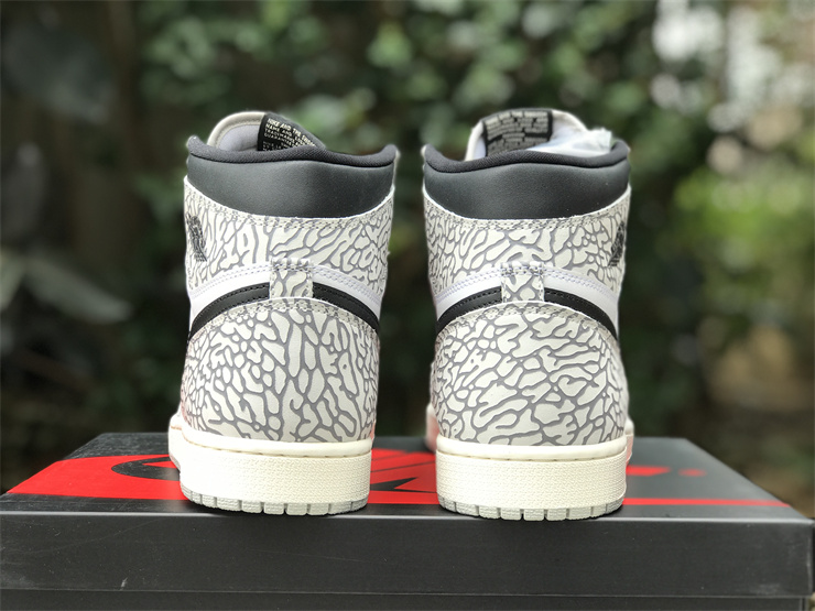 Authentic Air Jordan 1 High OG “White Cement”