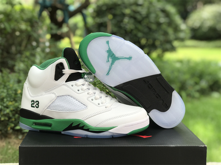 Authentic Air Jordan 5 WMNS “Lucky Green”