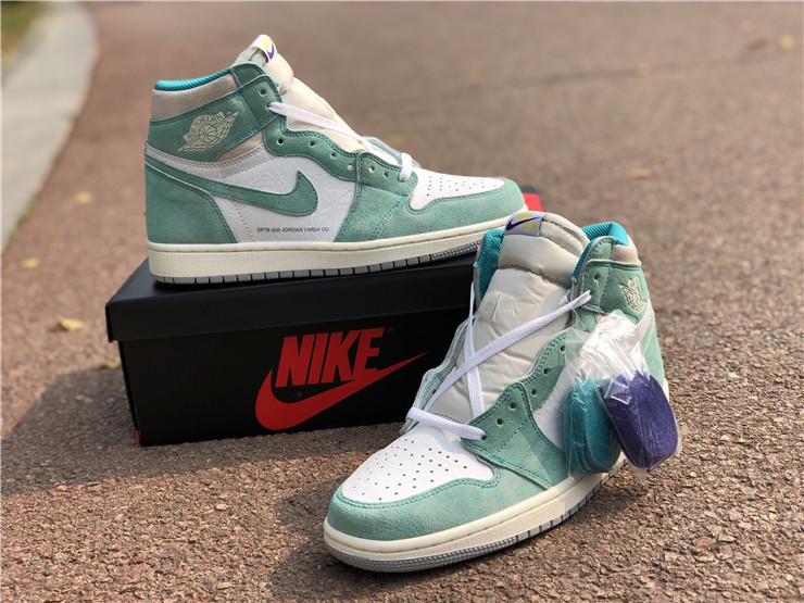 Authentic Air Jordan 1 GS Turbo Green