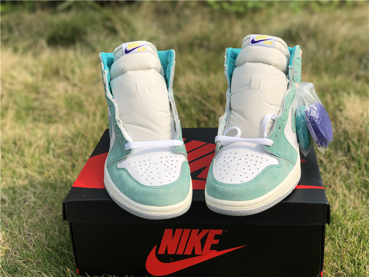 Authentic Air Jordan 1 GS Turbo Green