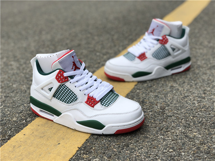 Authentic Air Jordan 4 x Gucci White