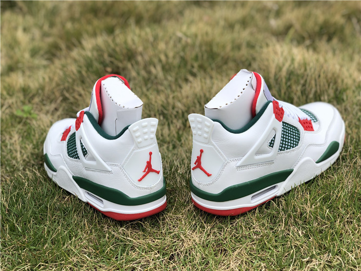 Authentic Air Jordan 4 x Gucci White