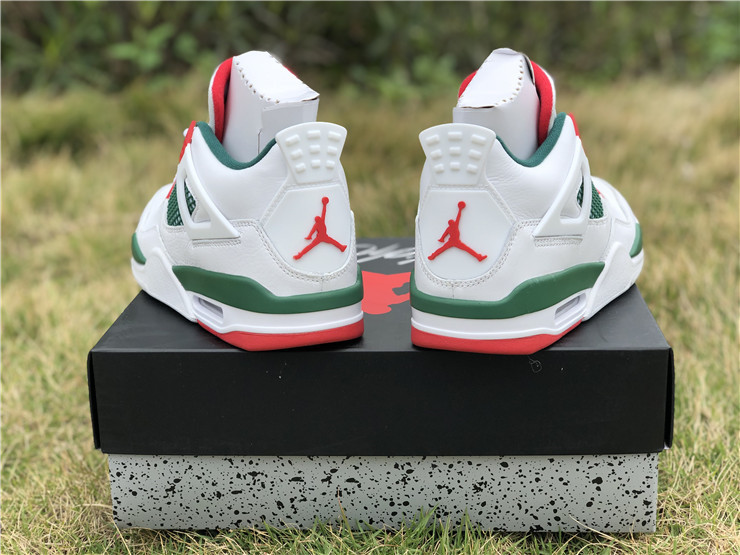 Authentic Air Jordan 4 x Gucci White