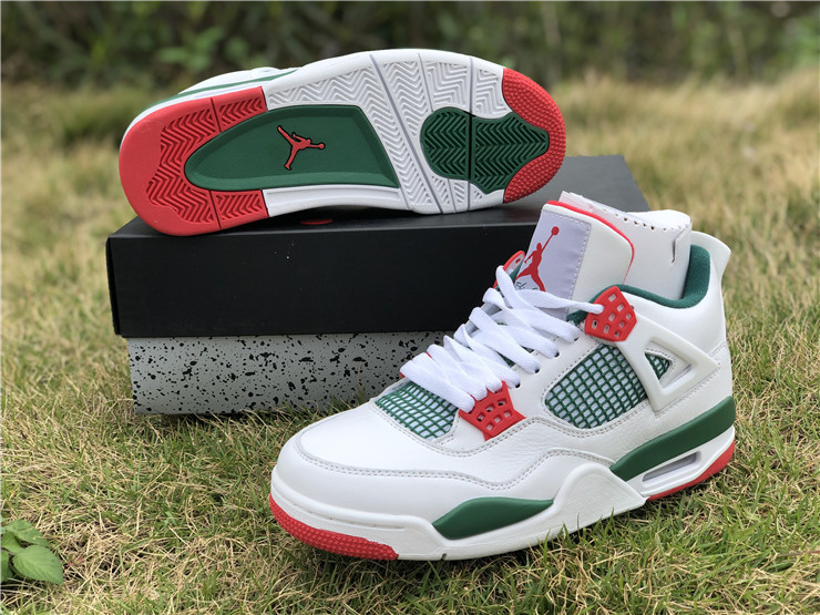 Authentic Air Jordan 4 x Gucci White