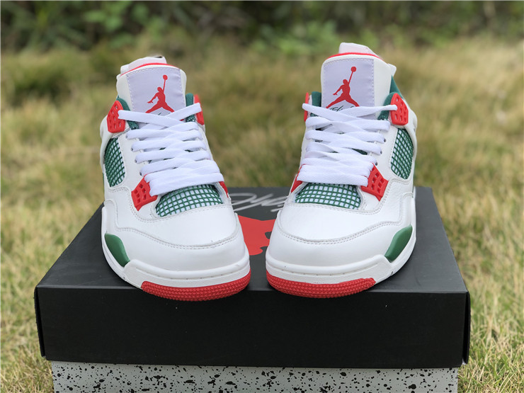 Authentic Air Jordan 4 x Gucci White