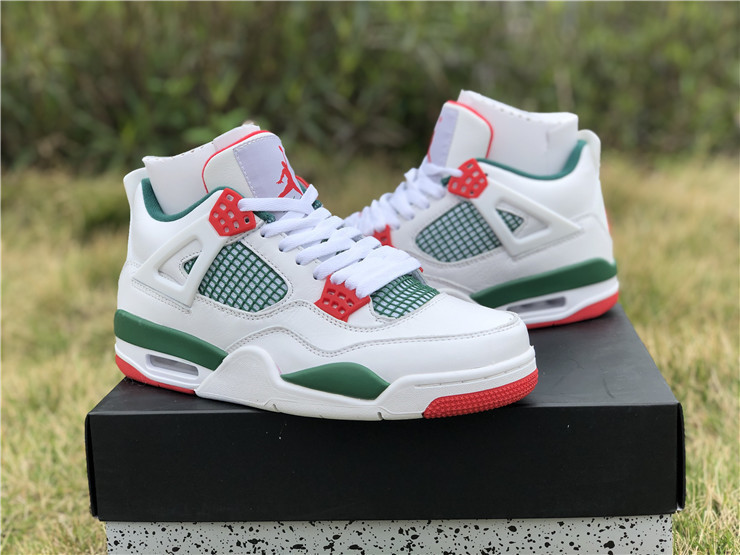 Authentic Air Jordan 4 x Gucci White