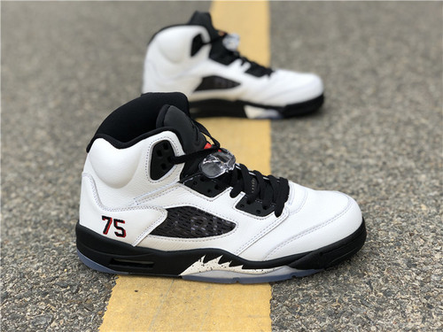 Air Jordan 5 Paris Saint-Germain White