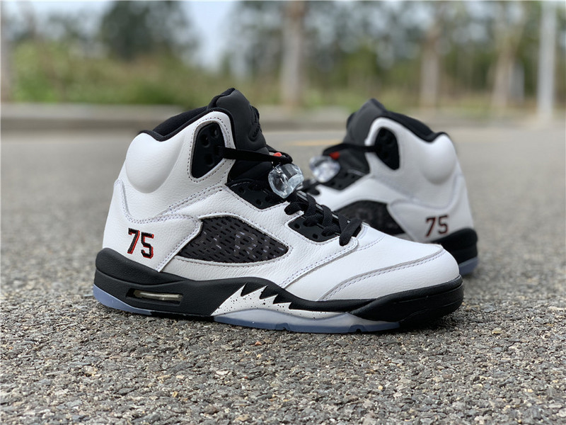 Air Jordan 5 Paris Saint-Germain White