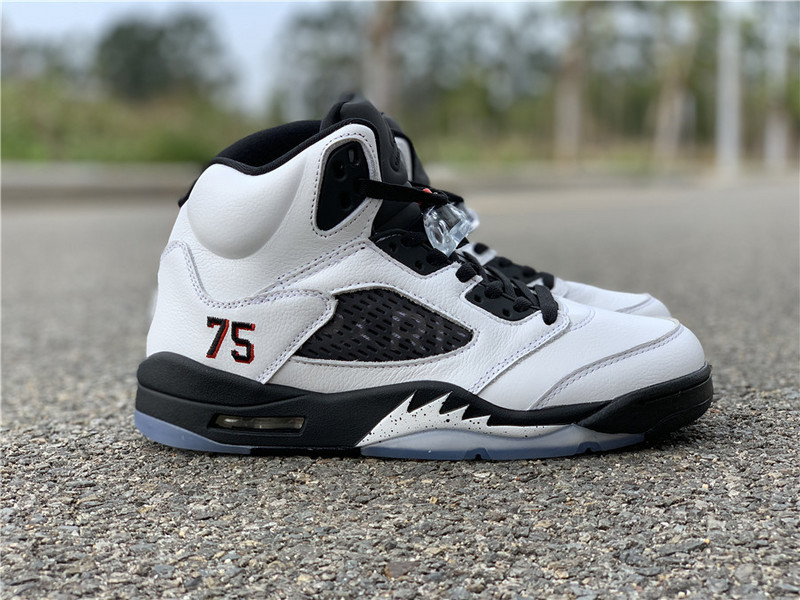 Air Jordan 5 Paris Saint-Germain White