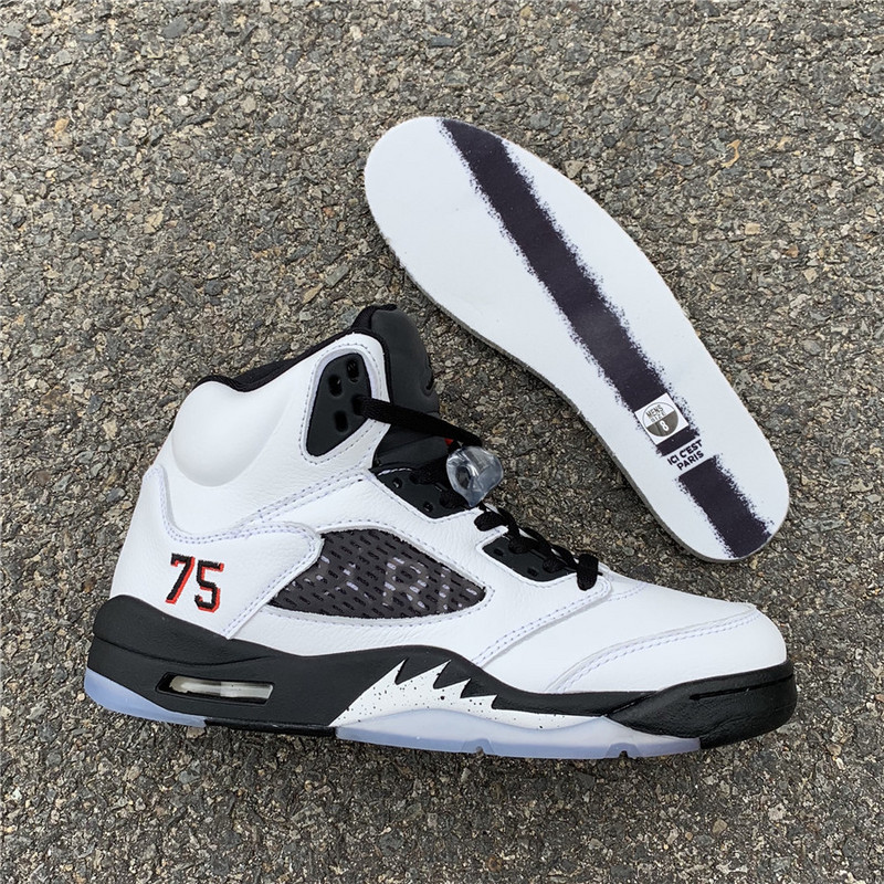 Air Jordan 5 Paris Saint-Germain White