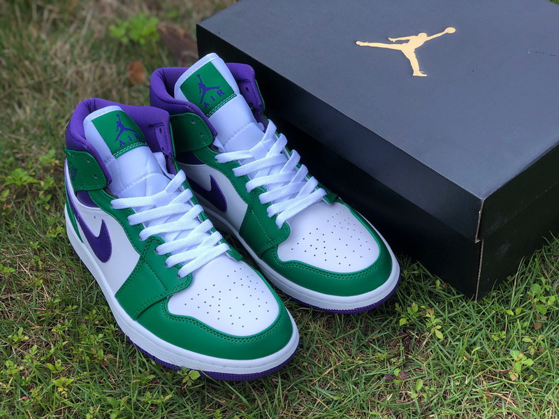 Authentic Air Jordan 1 Mid“Incredible Hulk” 