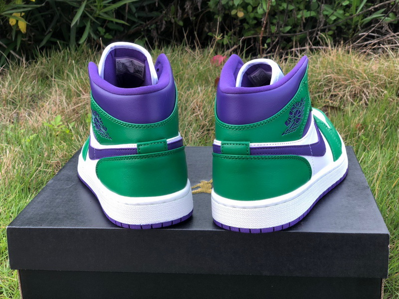 Authentic Air Jordan 1 Mid“Incredible Hulk” 