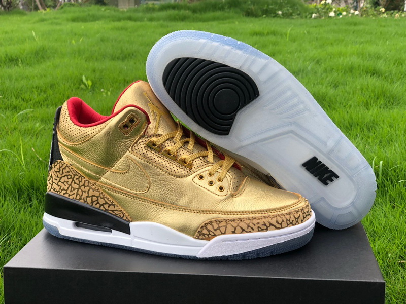 Authentic Air Jordan 3 Golden Tinker