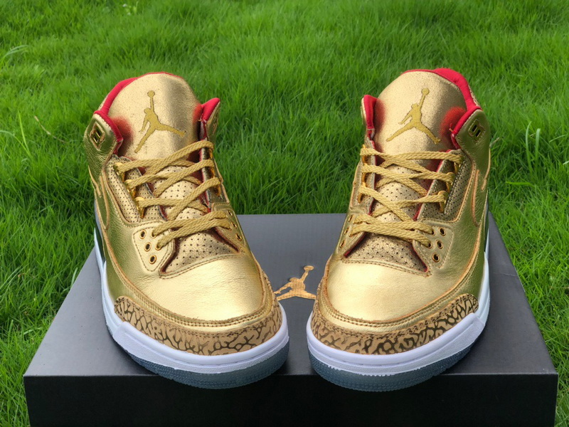 Authentic Air Jordan 3 Golden Tinker