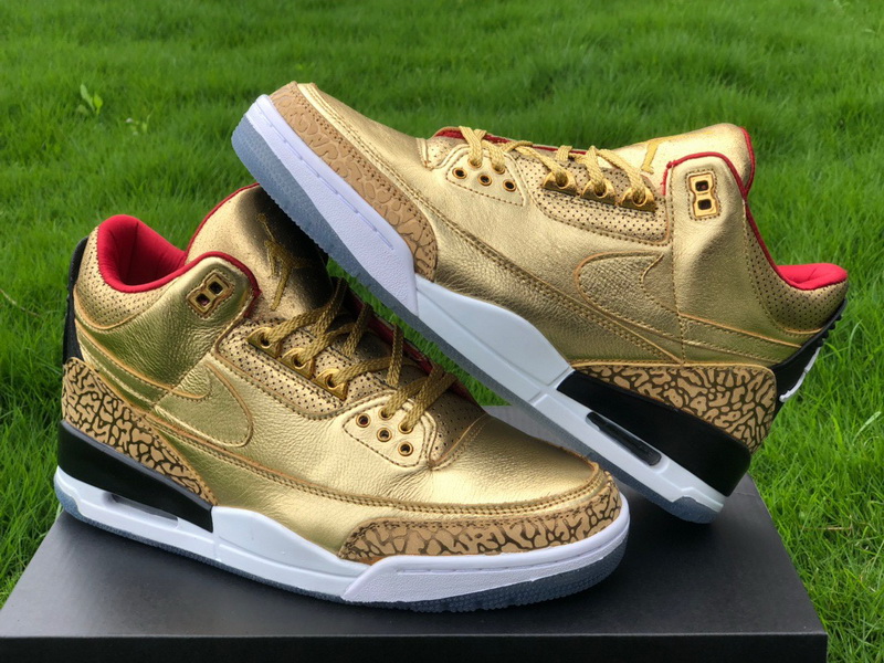 Authentic Air Jordan 3 Golden Tinker