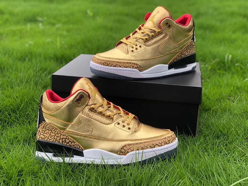 Authentic Air Jordan 3 Golden Tinker