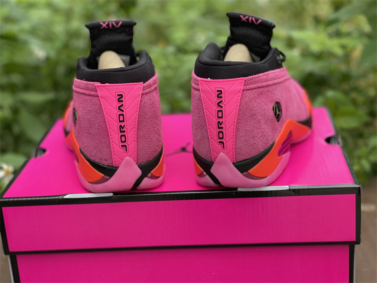 Authentic Air Jordan 14 Low “Shocking Pink”