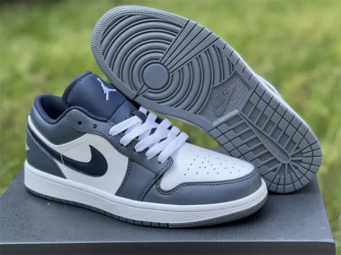 Authentic Air Jordan 1 Low Navy