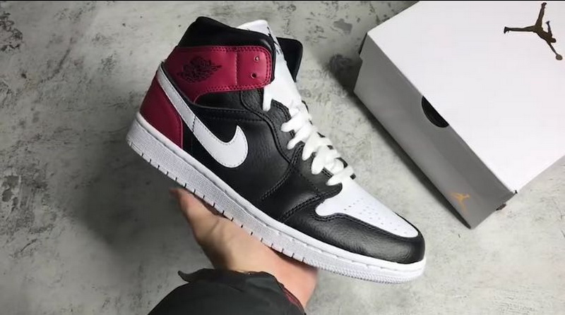 Authentic Air Jordan 1 Mid “Noble Red”