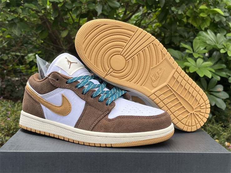 Authentic Air Jordan 1 Low GS “Cacao Wow”