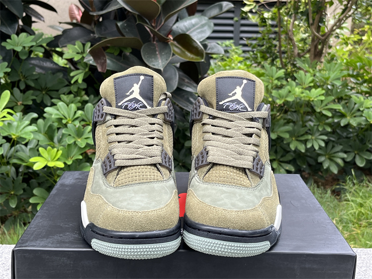 Authentic Air Jordan 4 Craft “Olive”