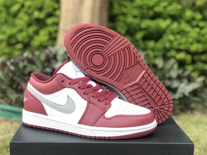 Authentic Air Jordan 1 Low Bordeaux