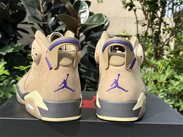 Authentic Air Jordan 6 Gore-Tex “Brown Kelp”