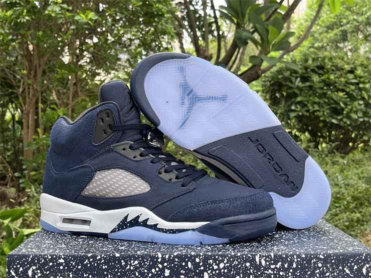 Authentic Air Jordan 5 “Midnight Navy”