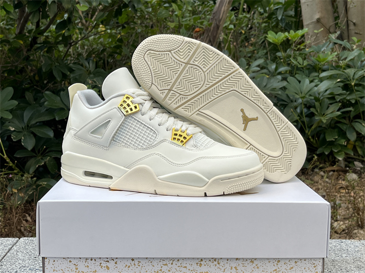 Authentic Air Jordan 4 WMNS “Sail”