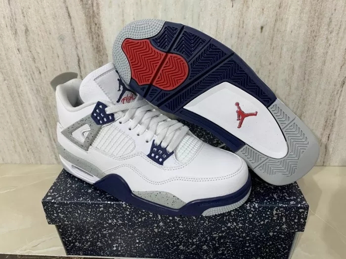 Authentic Air Jordan 4“Midnight Navy”