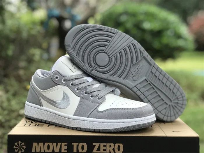 Authentic Air Jordan 1 Low SE “Light Steel Grey” Women Shoes