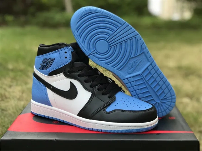 Authentic Air Jordan 1 High OG “UNC Toe” GS