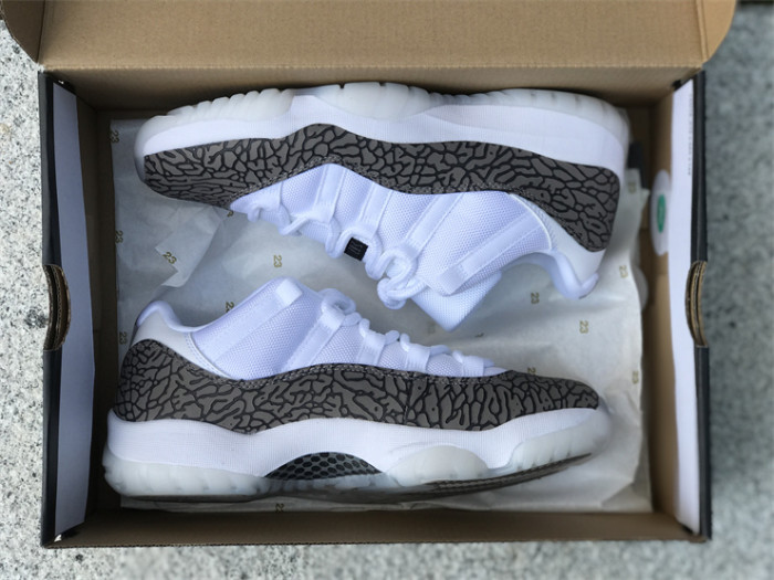 Authentic Air Jordan 11 Low “Elephant” 