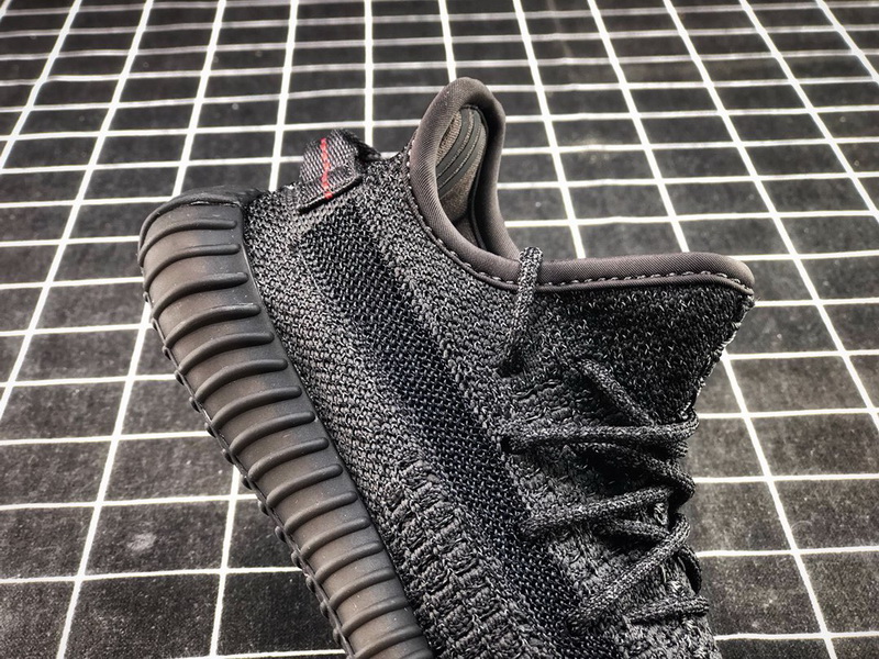 Authentic Yeezy Boost 350 V2 Static Black Kids Shoes