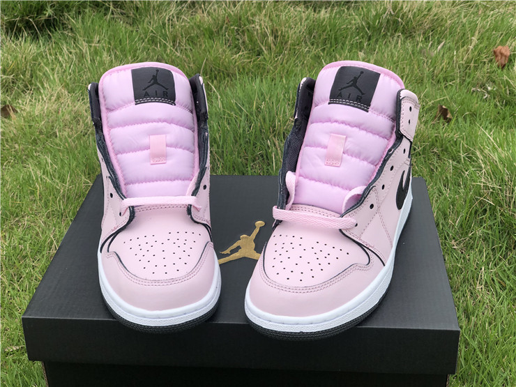 Air Jordan 1 Mid Pink Foam GS