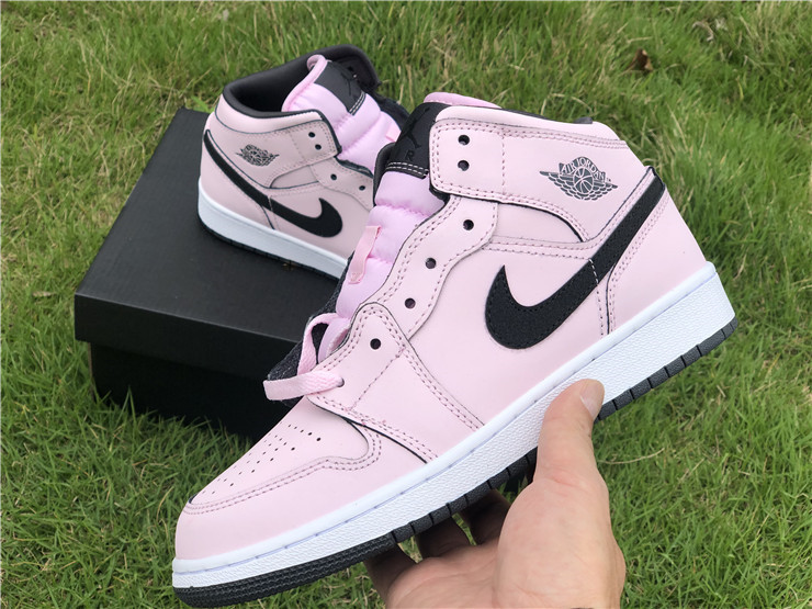 Air Jordan 1 Mid Pink Foam GS