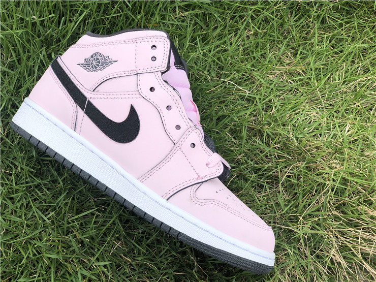 Air Jordan 1 Mid Pink Foam GS