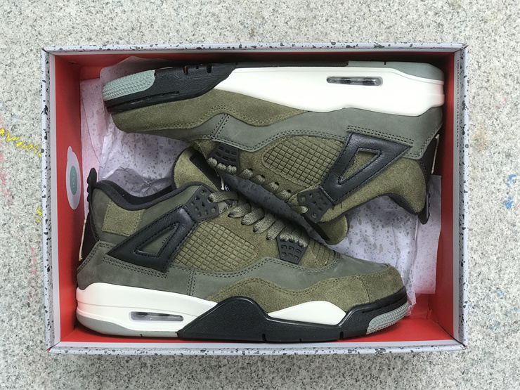 Authentic Air Jordan 4 Craft “Olive”