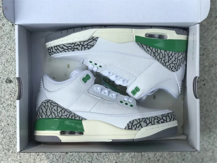 Authentic Air Jordan 3 WMNS “Lucky Green”