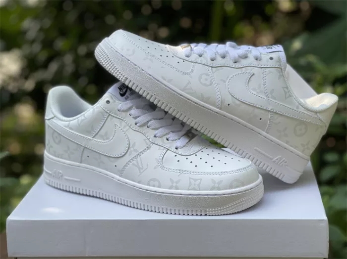 Authentic LV X Nike Air Force 1 White