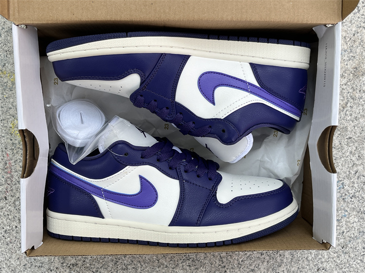 Authentic Air Jordan 1 Low “Sky J Purple”