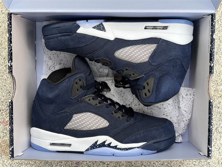 Authentic Air Jordan 5 “Midnight Navy”