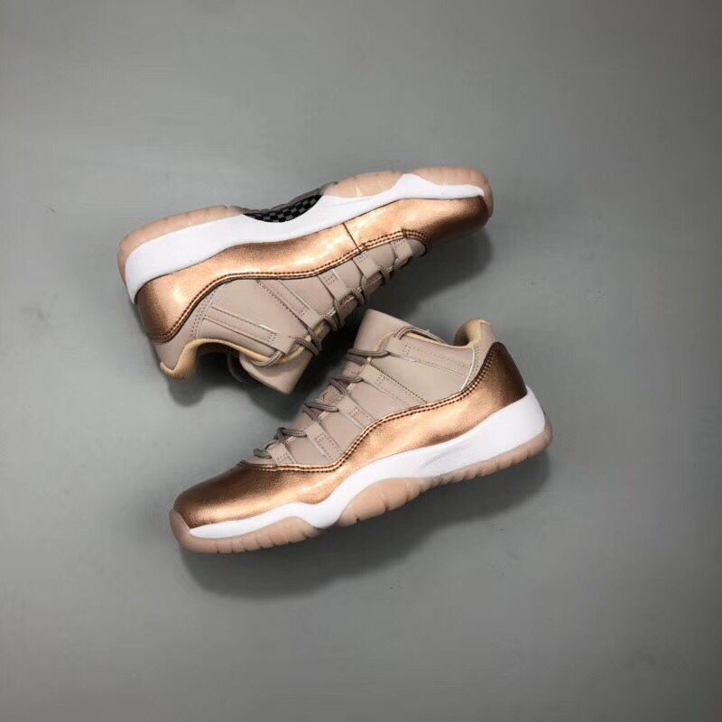 Super Max Air Jordan 11 Low GS “Rose Gold”