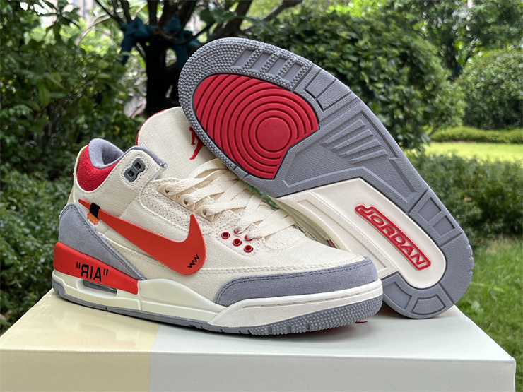 Authentic Air Jordan 3 x OFF-WHITE