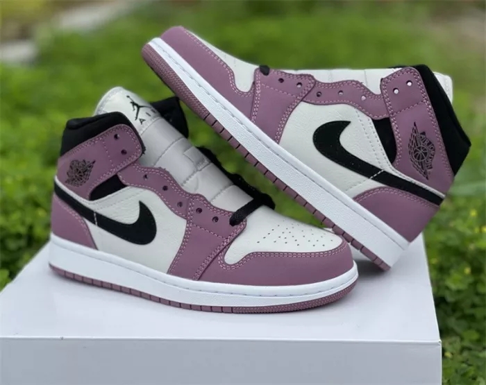 Authentic Air Jordan 1 Mid “Berry” Women