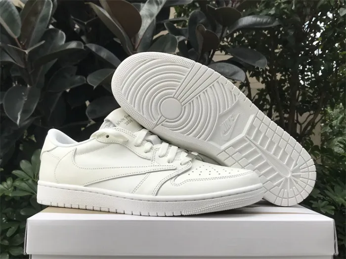 Authentic Travis Scott X Air Jordan 1 Retro Low OG SP White Party