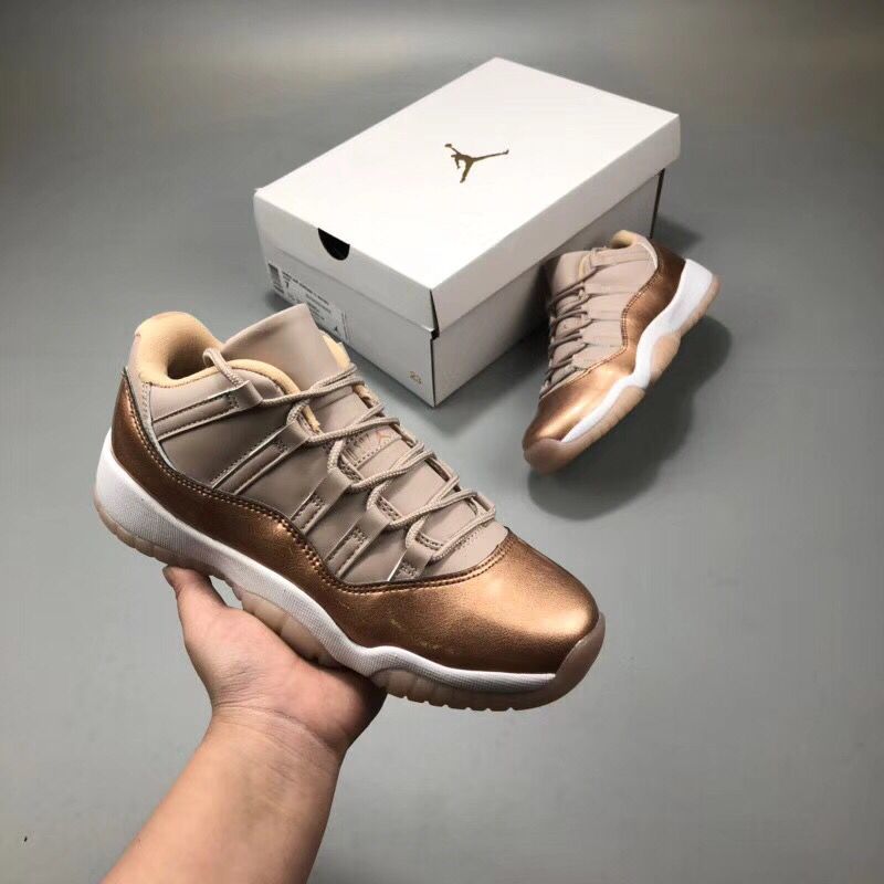 Super Max Air Jordan 11 Low GS “Rose Gold”