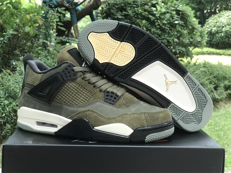 Authentic Air Jordan 4 Craft “Olive”