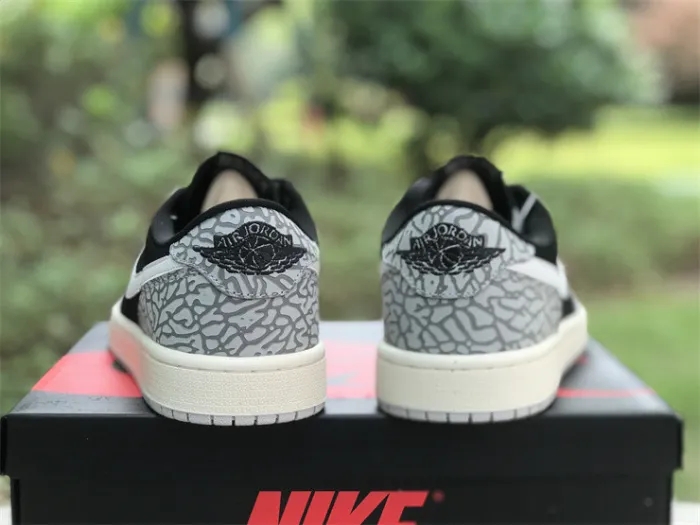 Authentic Air Jordan 1 Low OG “Black Cement”